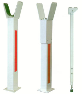 Auflagepfosten und Pendelst&uuml;tzen