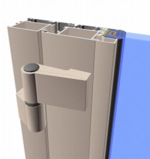 3D-Ansicht eines T&uuml;rprofiles